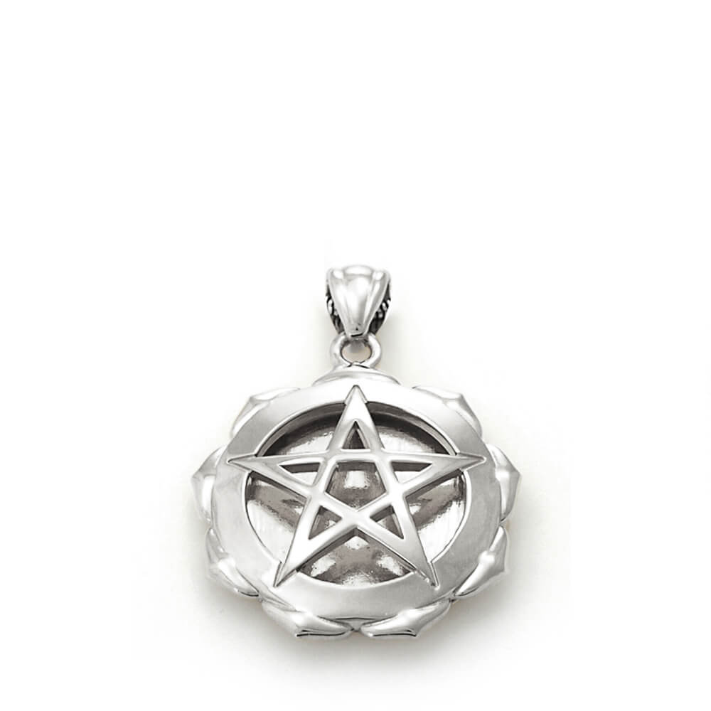 Pentagram of protection locket silver by ETERNAL BLISS - Spiritual Jewellery