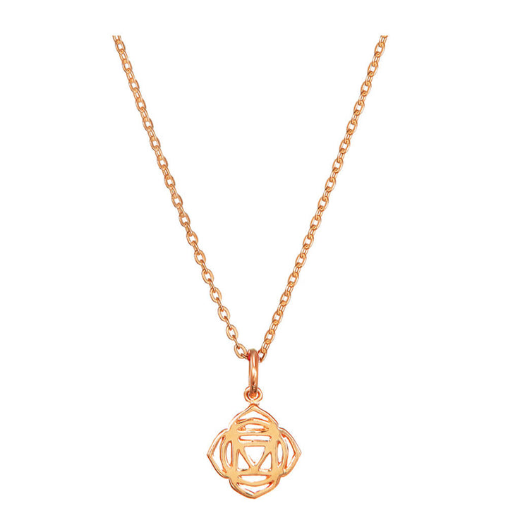 Root Chakra pendant mini gold-plated silver by ETERNAL BLISS - Spiritual Jewellery