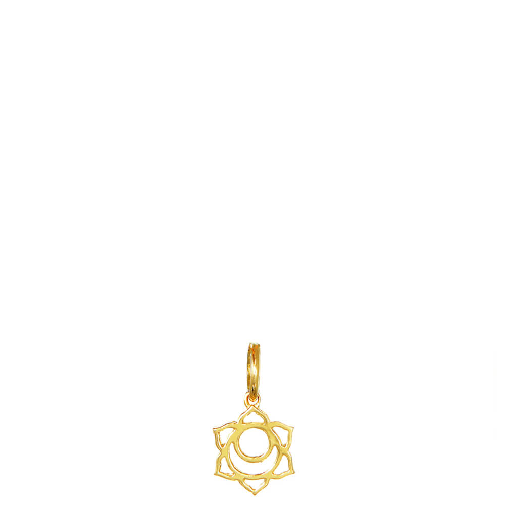 Gold-plated sacral chakra pendant mini by ETERNAL BLISS - spiritual jewellery 