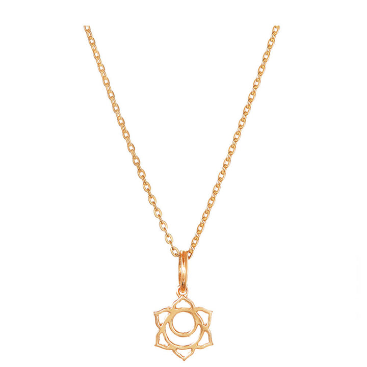 Sakral Chakra Schmuck mini rosévergoldet