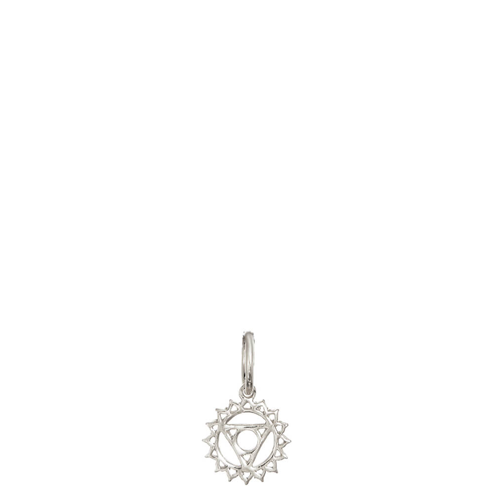 Throat chakra mini necklace silver by ETERNAL BLISS - spiritual jewellery