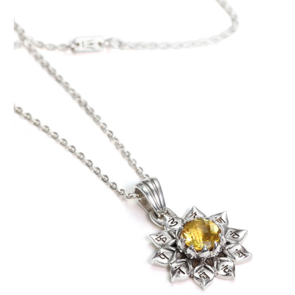 Solar Plexus chakra pendant  silver by ETERNAL BLISS - spiritual jewellery