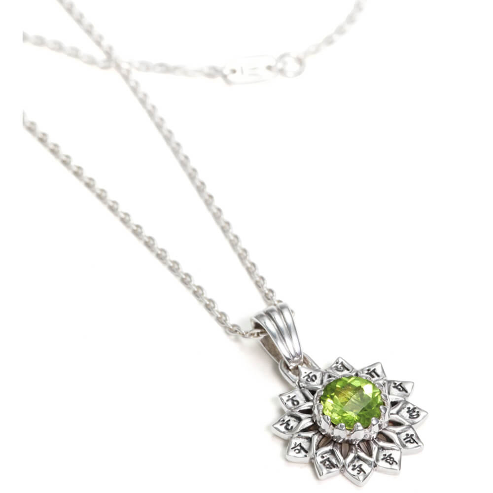 Heart chakra pendant  silver by ETERNAL BLISS - spiritual jewellery