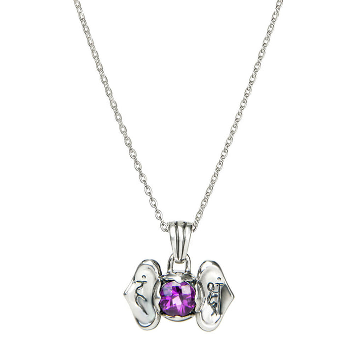 Stirn Chakra Anhänger Silber mit Amethyst von ETERNAL BLISS - Spriritueller Schmuck