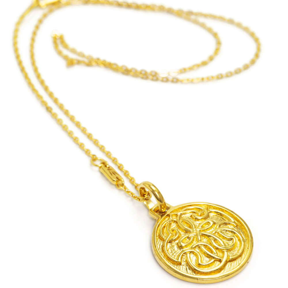 Gold-plated Eternity Pendant  by ETERNAL BLISS - Spiritual Jewellery